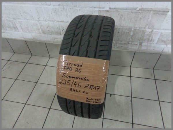 1x Dynamo 225 45 R17 94H Street-H MUO2 DOT2721 6,5mm Summertire