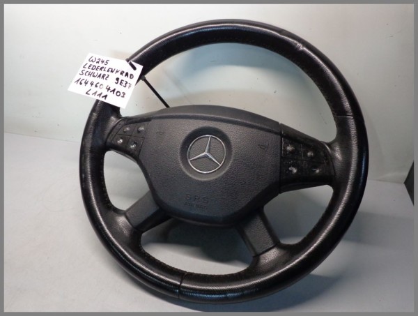 Mercedes Benz W164 W245 Airbag steering wheel leather 1644604303 9E37 L111