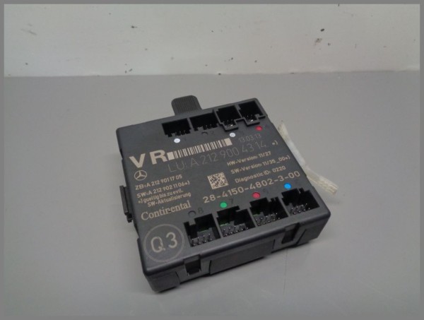Mercedes Benz W212 door control unit Front right 2129004314 Control unit Original