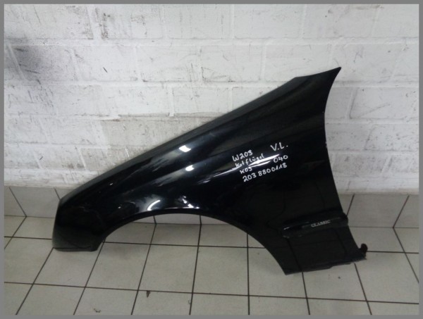 Mercedes Benz W203 C-Class fender left 040 black 2038800118 K09 original
