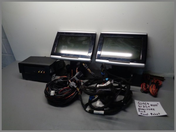 Mercedes W164 X164 DVD system headrest screen set original monitor W251 display