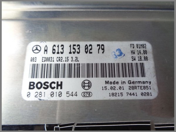 Mercedes Benz MB W210 320CDI engine control unit 6131530279 0281010544