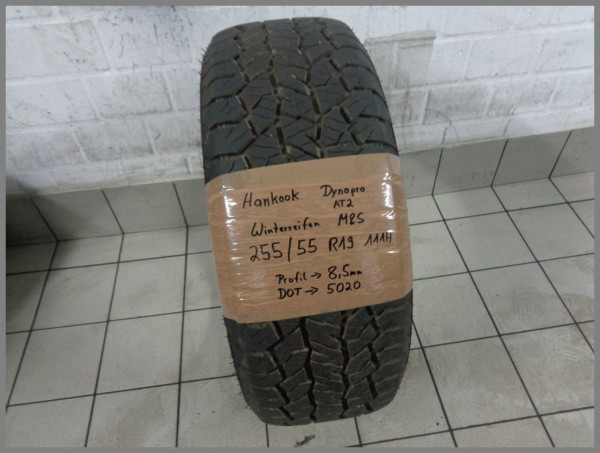1x Hankook 255 55 R19 111H Dynapro AT2 DOT0520 8,5mm Wintertire
