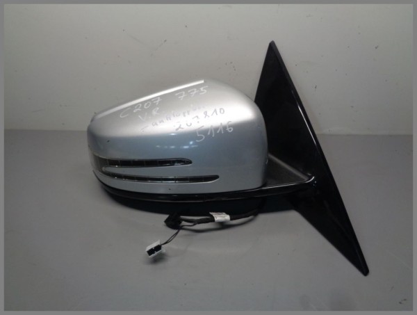 Mercedes A207 outside mirror RIGHT 775 silver 2078105116 Original