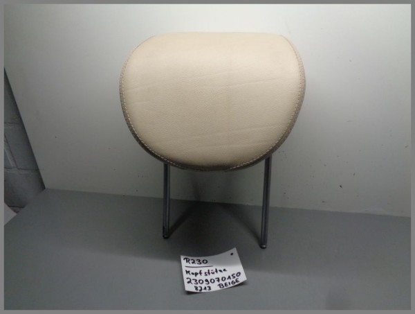 Mercedes Benz R230 SL Kopfstütze Links 2309070150 8J13 Beige Original