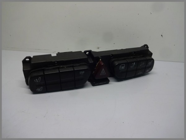 Mercedes Benz MB W203 C-Class switch hazard warning lights switch strip 2038217679