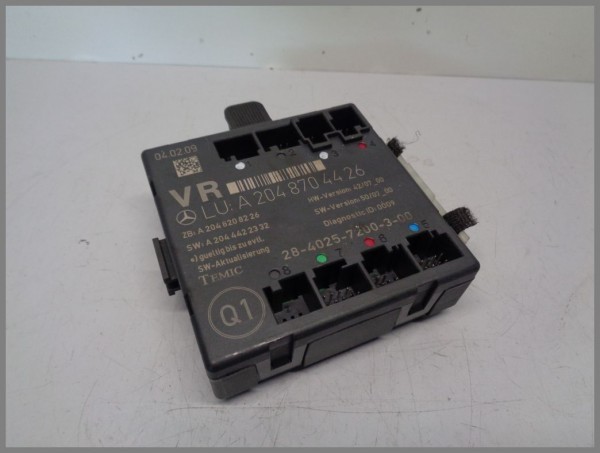 Mercedes Benz W204 Door Control Unit Front RIGHT 2048704426 Original