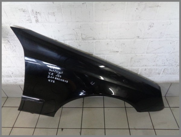Mercedes Benz MB W211 E-Class fender right 197 black 2118800818 K78 Original