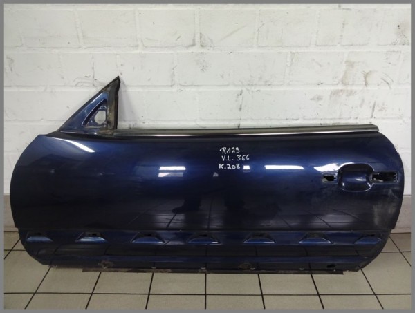 Mercedes R129 door left 366 azurite blue 1297201505 1297200109 original K208