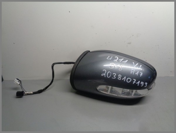 Mercedes MB W211 Außenspiegel 2038107193 Links 368 Flintgrau VORMOPF A17 Original