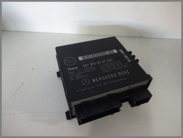 Mercedes Benz W216 W221 Steuergerät automatische Heckklappe 2218706387 Temic