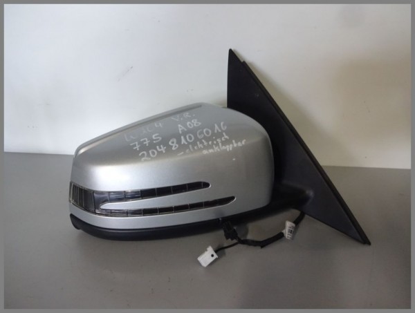 Mercedes W204 exterior mirror right 775 iridium silver 2048106016 foldable original