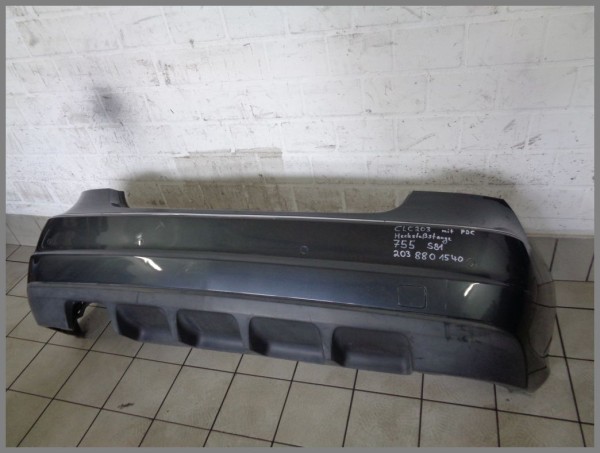 Mercedes CL203 CL204 CLC Sportcoupe Rear Bumper 755 Grey 2038801540 S81 2009