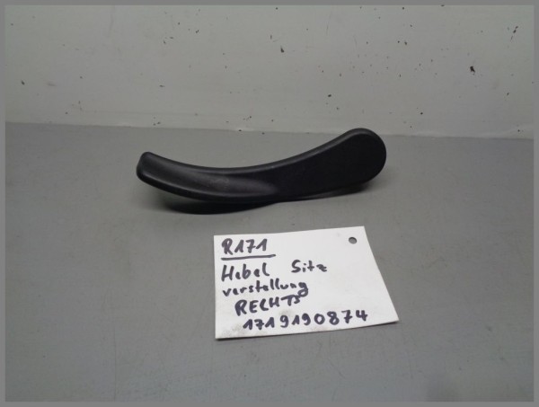 Mercedes R171 SLK Seat Adjustment Switch Lever Right 1719190874 Black Original