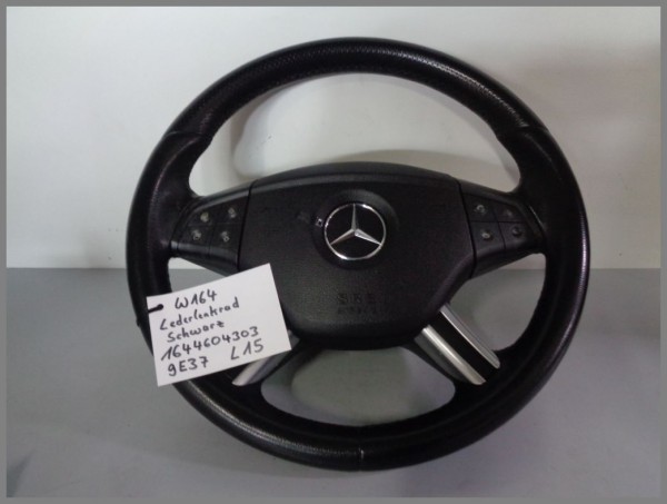 Mercedes Benz W164 W251 Airbag steering wheel leather 1644604303 9E37 L15