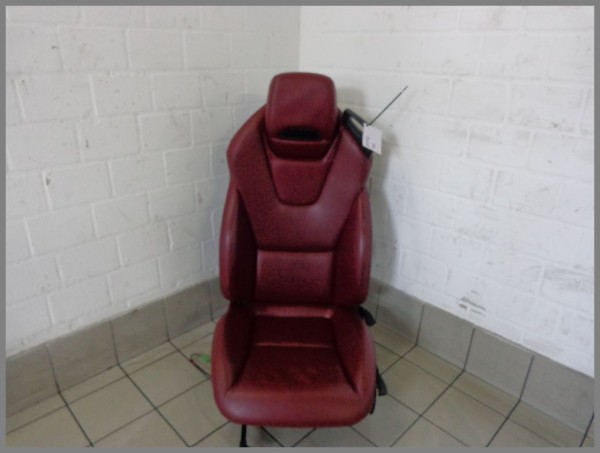 Mercedes R172 SLK Leder Sitz ROT LINKS Fahrersitz Sitzheizung Airscarf