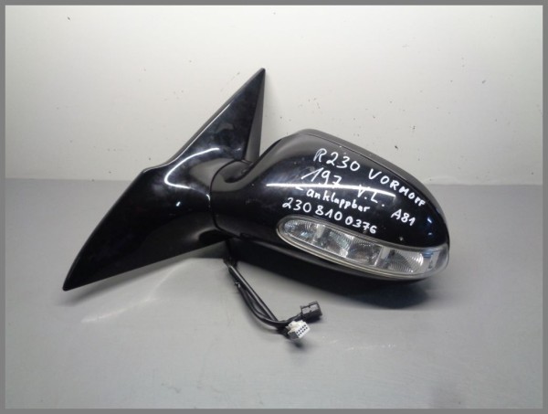Mercedes R230 SL-Klasse Außenspiegel anklappbar 197 Schwarz Links 2308100376 A81