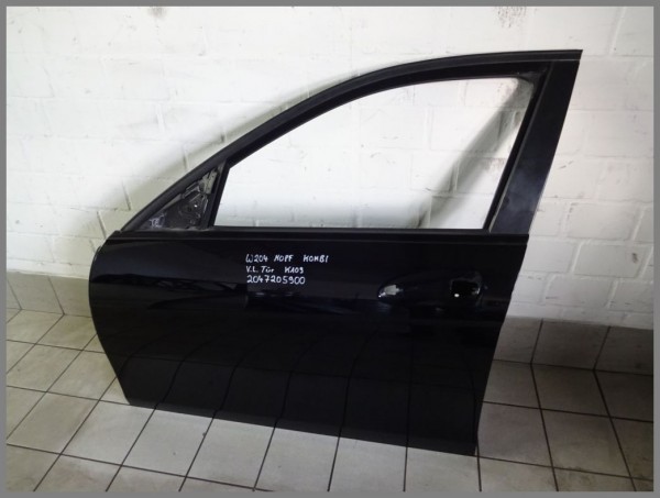 Mercedes W204 S204 Tür Vorne Links 040 Schwarz 2047205900 Original Fahrertür