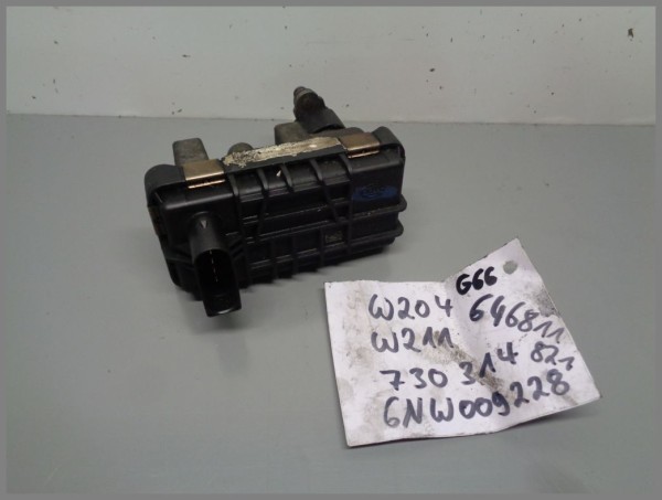 Mercedes W204 W211 OM646 Stellmotor Turbolader 6NW009228 Garett 730314 G-66