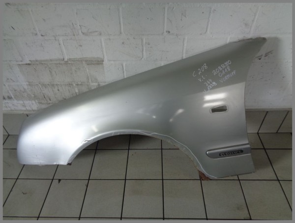 Mercedes W208 fender LEFT 744 SILVER BJ.99 pre-facelift 2088800118 K1338 RUST