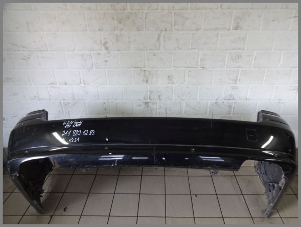 Mercedes Benz W211 E-Class KARAVAN REAR bumper 197 BLACK 2118801283 K1251 Original