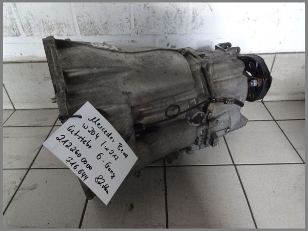 Mercedes Benz W204 W211 manual transmission 716644 82tkm 6 speed transmission 2122600000