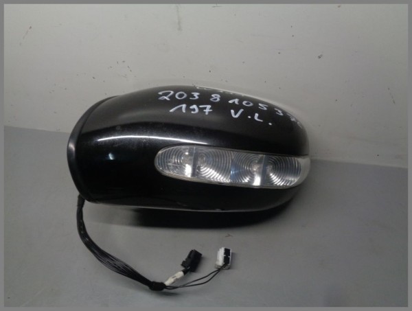 Mercedes W211 Außenspiegel klappbar Links 197 Schwarz 2038105376 Original