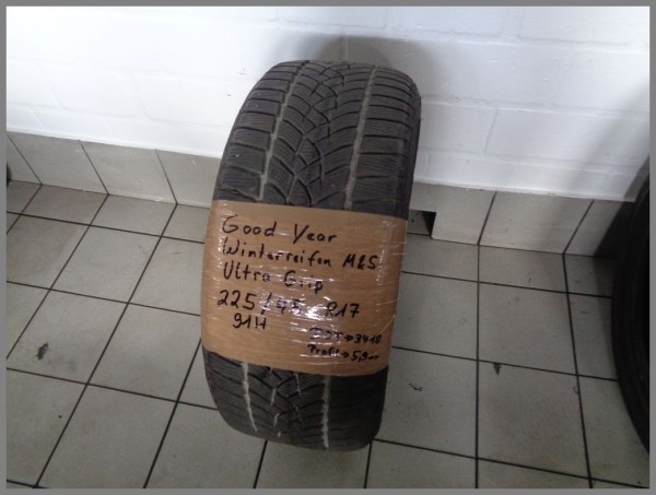 1x Goodyear 225 45 R17 91H P17 DOT3418 5,9mm Wintertire