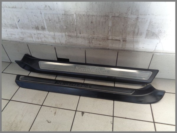 Mercedes W207 A207 Door Sill Strips Set 2076800174 2076800074 Black