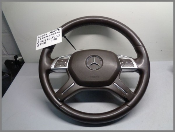 Mercedes Benz W204 MOPF Lenkrad Lederlenkrad 2464601503 8P18 Braun L18 Original