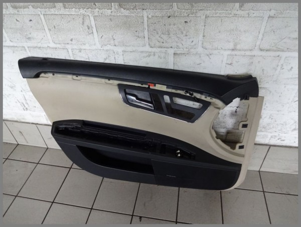 Mercedes W221 door trim door cardboard front left 2217201779 8L74 Comobeige