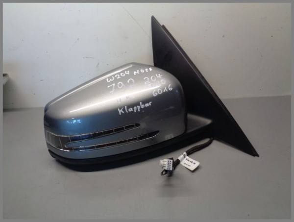 Mercedes W204 Außenspiegel Rechts 792 Palladiumsilber 2048106016 klappbar Original