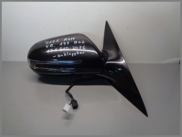 Mercedes R171 SLK exterior mirror 197 black right 1718102076 foldable BJ.12