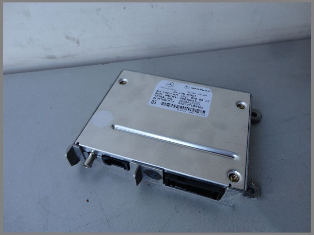 Mercedes Benz W211 Cell Phone Control Unit Bluetooth UHI Cradle 2118700026 Interface W211 E Mercedes Benz W211 Cell Phone Control Unit Bluetooth UHI Cradle 2118700026 Interface W211 E