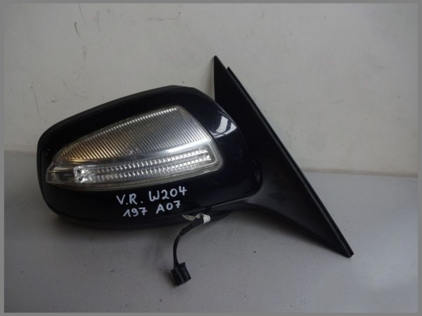 Mercedes Benz W204 Outside Mirror Right 197 Black 2048100276 A07