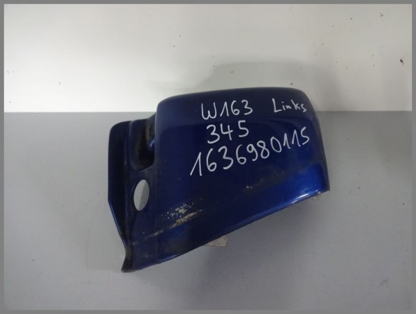 Mercedes MB W163 rocker panel fender trim LEFT 345 jasper blue 1636980115