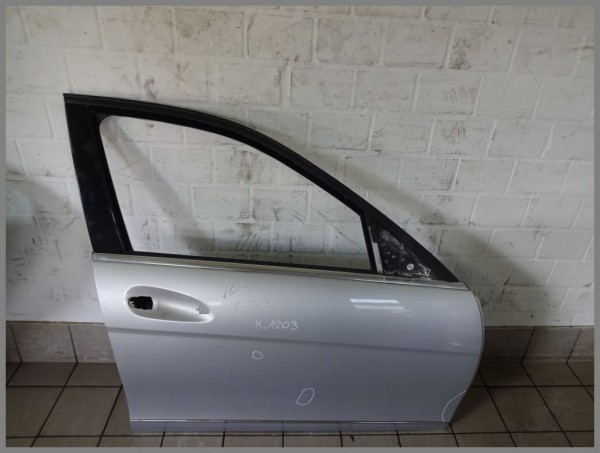 Mercedes Benz W204 door front right 775 iridium silver K1203 original 2047206000
