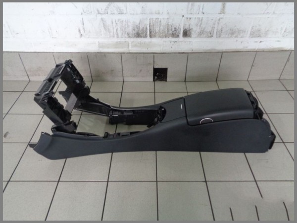 Mercedes Benz W219 center armrest leather middle compartment BLACK 2196800150