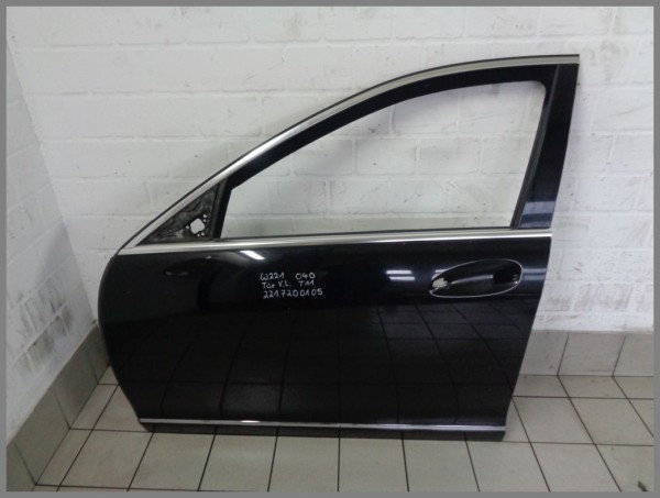 Mercedes Benz W221 Tür Vorne Links 040 Schwarz 2217200105 Original T11