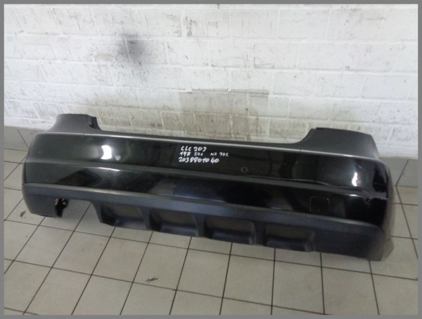 Mercedes W203 CLC Sportcoupe Stoßstange Hinten 197 Schwarz 2038801040 S41 BJ.09