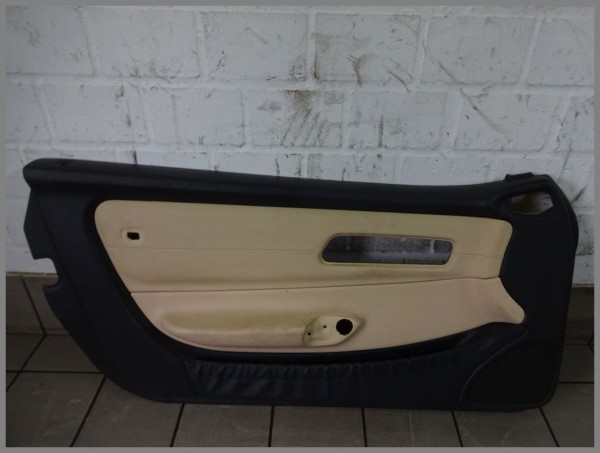 Mercedes Benz R170 SLK Leder Türverkleidung Schwarz Beige LINKS 1707204170 1A87