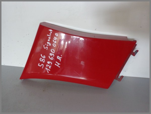 Mercedes Benz R129 SL Zierleite Abdeckung 1296900640 Hinten Rechts 586 ROT