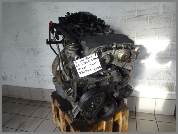 Mercedes Benz W211 E200 Kompressor Motor M271 271.941 271941 144tkm