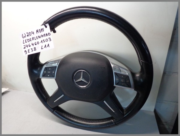 Mercedes Benz MB W246 B-Class Leather Steering Wheel 2464601503 9E38 L11 Original