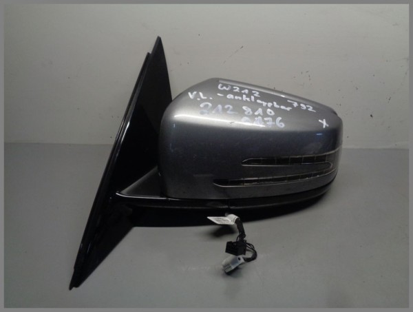 Mercedes W212 Außenspiegel 792 Palladiumsilber LINKS 2128102176 klappbar Orig.