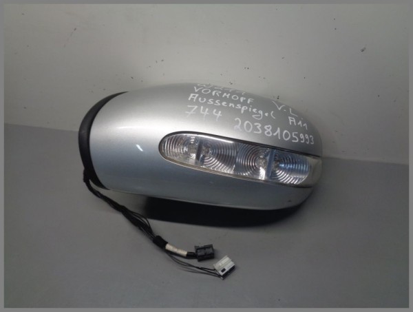 Mercedes Benz W211 S211 E-Klasse Außenspiegel Links 744 Silber 2038105993 A11