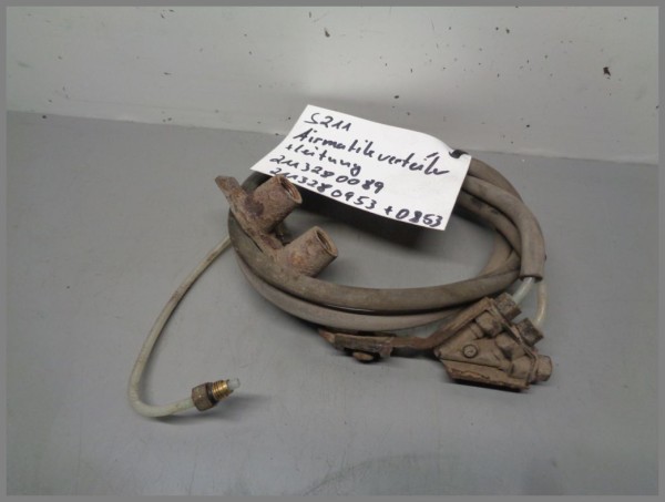 Mercedes Benz W211 Regelventil Airmatic Ventil Leitung Luftfederung 2113280089