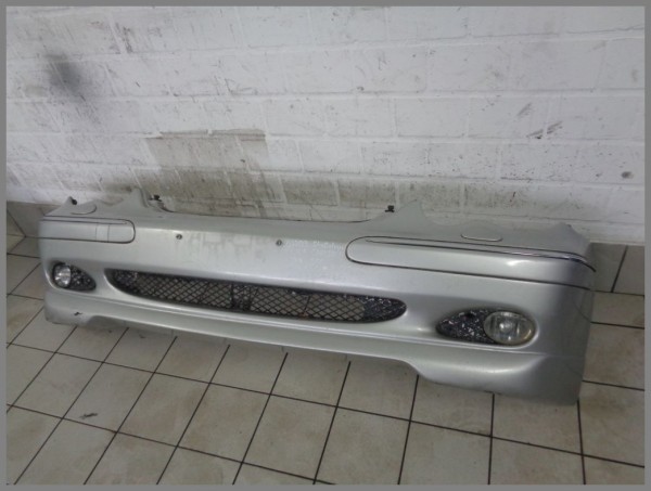 Mercedes W203 Carlsson Stoßstange Vorne 2038851525 SRA 744 Silber S66 Original
